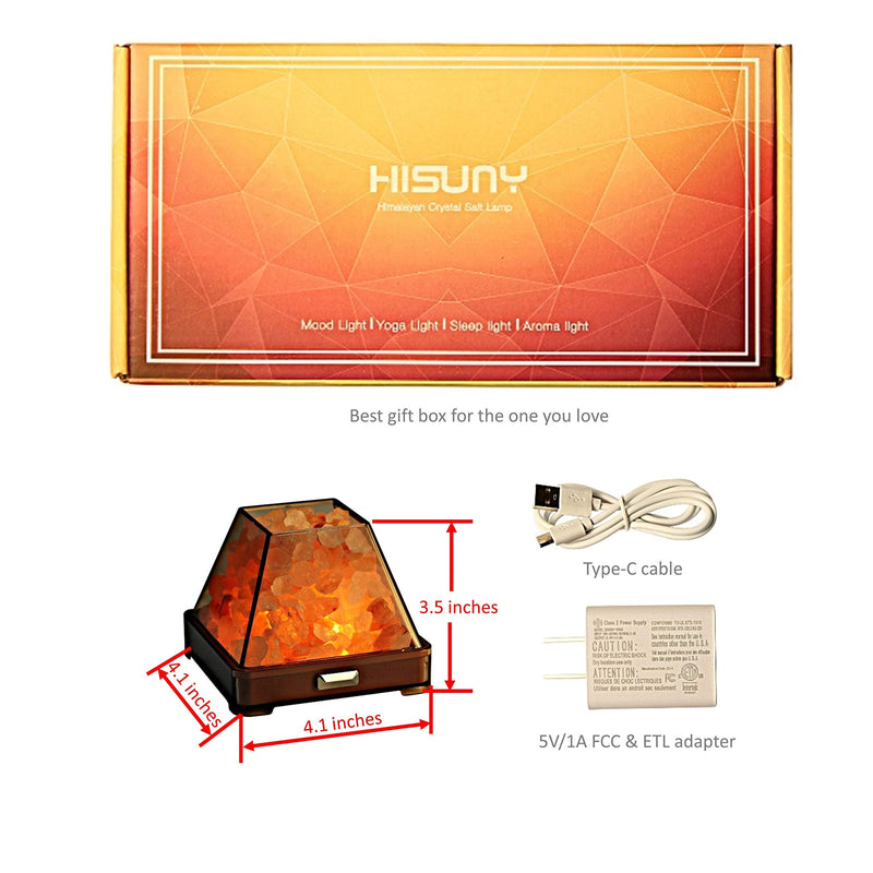 Touch Himalayan Salt Lamp with Smart Heating Essential Oil System, 6-Way Dimmable Mini USB LED Pink Natural Salt Rock Night Lamp for Home Decor Zen Gifts Salt Therapy Yoga Spa Meditation Aosta - NewNest Australia