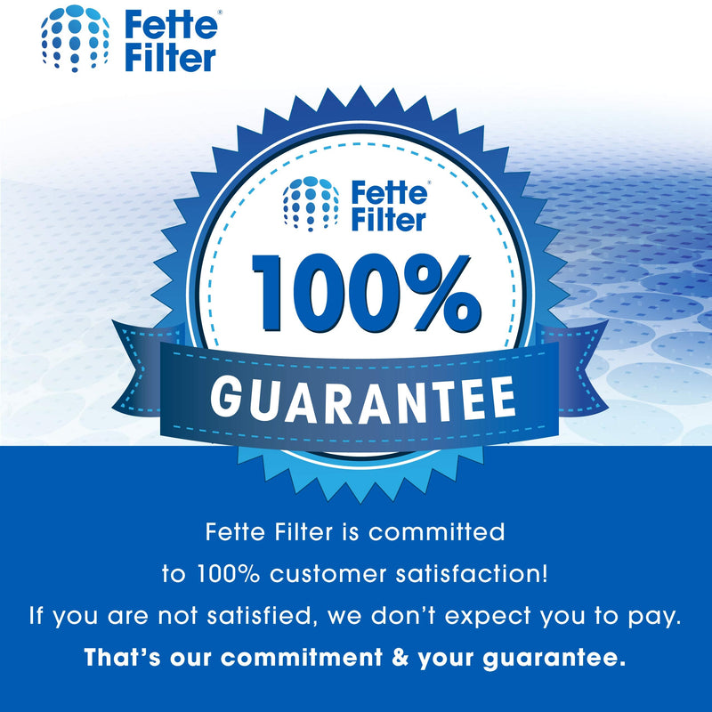 Fette Filter - 4 Pack Replacement Filter U Compatible with Honeywell Clean U Filter HRF201B and Febreze FRF102B For HHT270, HHT290 & Febreze FHT170, FHT180, FHT190. 5" x 10" x 1.4"
