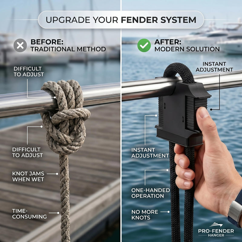 2 Pack Boat Fender Hanger, Quick Connect and Release Boat Rail Cleats Fender Clips for Boat Bumpers, Boat Bumper Holder Clips Adjuster for Pontoon Boat Bass Boat Jon Boat Black