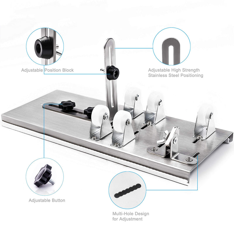 Glass Bottle Cutter, Upgraded Bottle Cutting Tool Kit, DIY Machine for Cutting Wine, Beer, Liquor, Whiskey, Alcohol, Champagne, Bottle Cutter for Round Bottle by Camdios Glass Bottle Cutter Kit