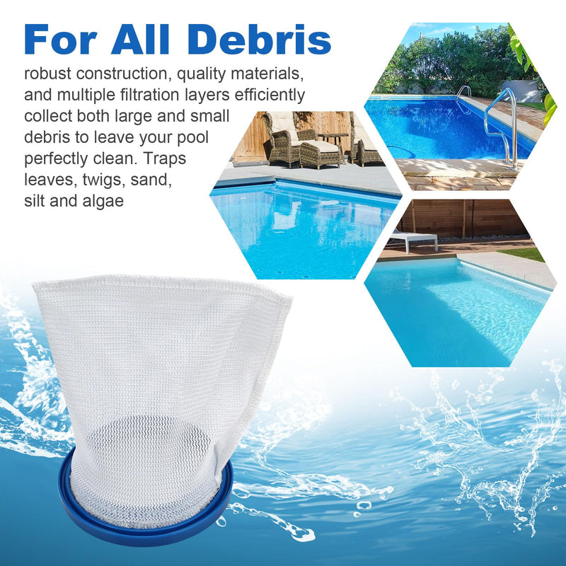 X-treme Multilayer Filter Bag for Pool Blaster Max, Catfish Ultra, iVac 250, iVAC C2, Volt FX-4 and Jacuzzi JPV200 Handheld Pool Vacuums, P30X022XF / PBW022XF(4 Pack)