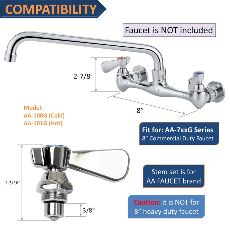 AA-101G Hot Replacement Stem Check with B-Handle AA-101G