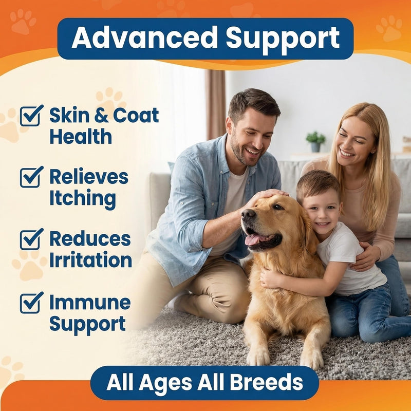 Natural Yeast Infection Treatment for Dogs, Support Healthy Itch Relief, Ear Paw Discomfort Care, Itch Relief for Dog, Inflammation Relief for Dogs, 60ml