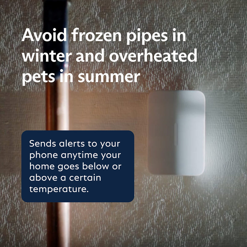 SimpliSafe Temperature Sensor - Hot/Cold Detection - Compatible with SimpliSafe Home Security System - Latest Gen