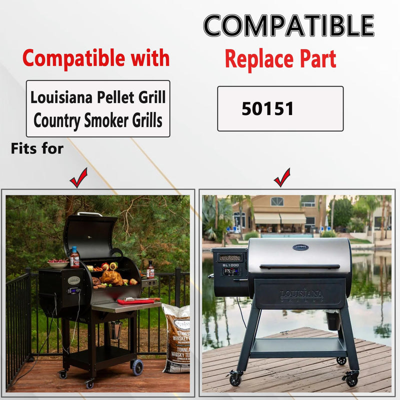RTD Temperature Sensor Probe Replacement for Louisiana Pellet Grill& Country Smoker Grills Series LG900,SL700,LG1200BL,LG1000BL,Replace Part 50151,for Louisiana Grills Parts