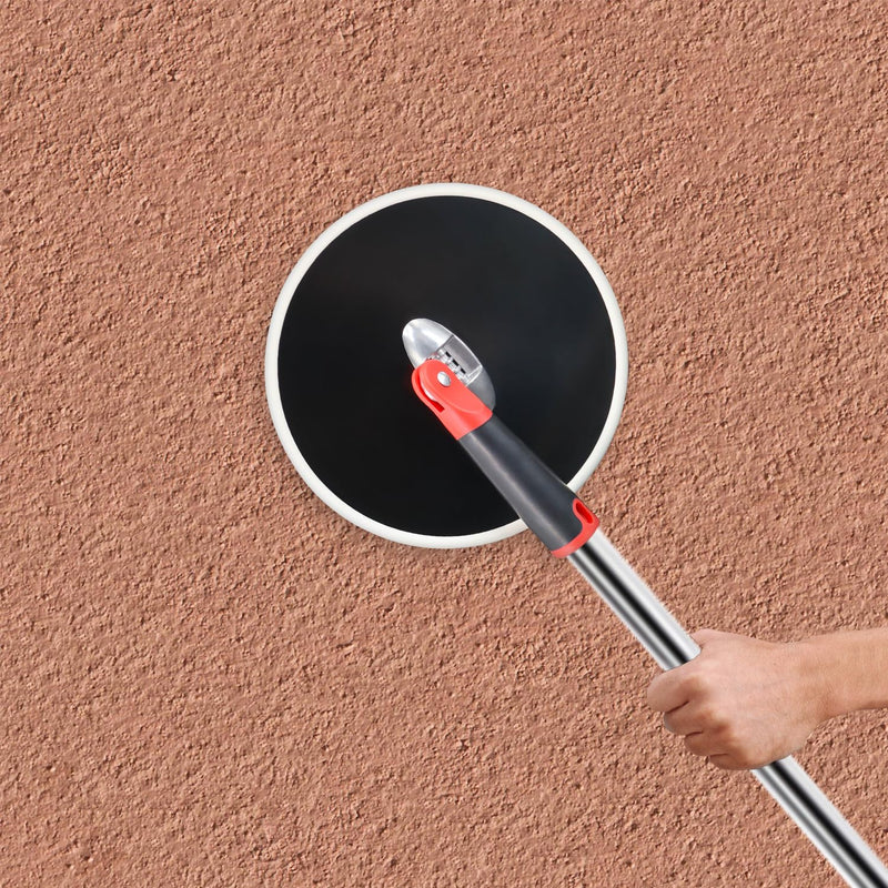 SCOTTCHEN Drywall Sander 9 Inch Radial Round Pole Sander for Dry Wall Include 3pcs Sanding Sheets 80，100，150 Grits Sanding blocks
