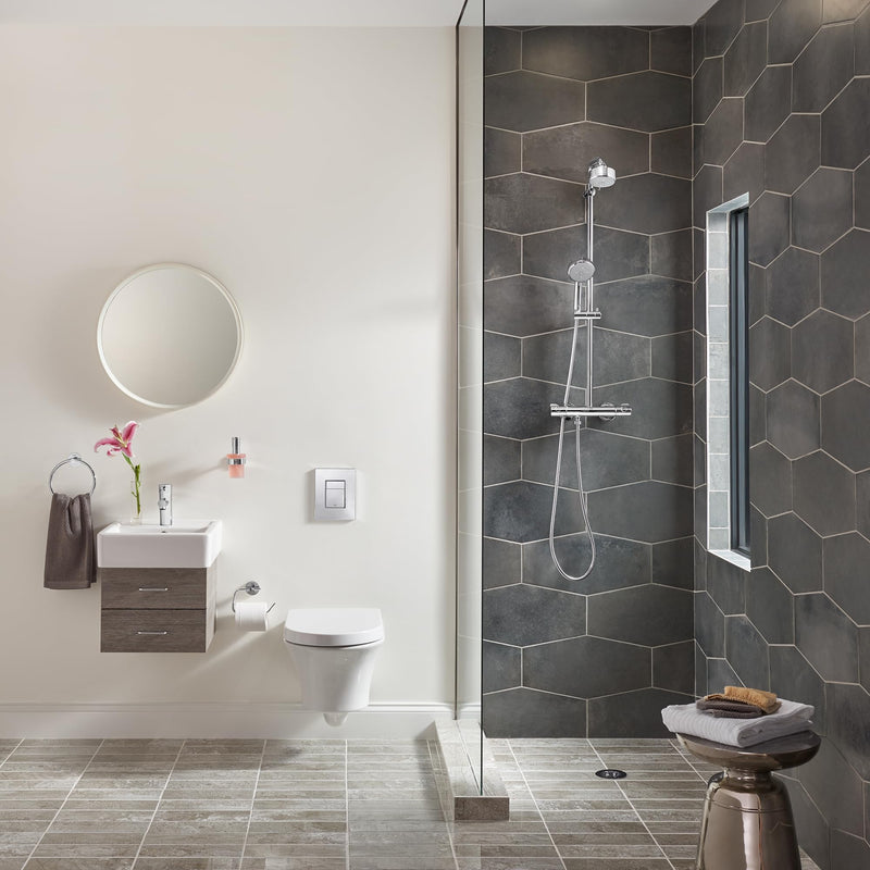 Grohe 27575002 Tempesta Cosmopolitan 2.5 GPM 4-Spray Hand Shower, Starlight Chrome