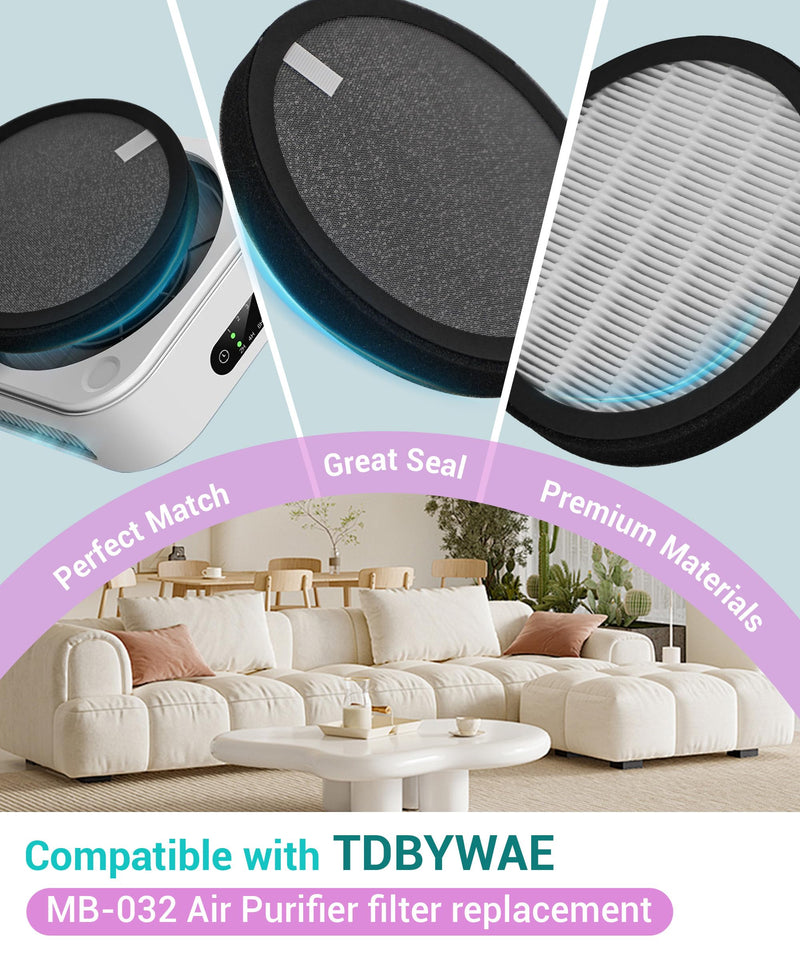 MB-032 Replacement Filter for TDBYWAE MB-032 Air Purifier