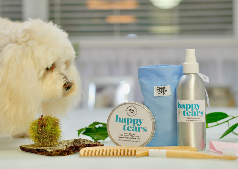 Happy Tears® Kit Complete Tear Stain Remover for Dogs - PawsPlanet Australia