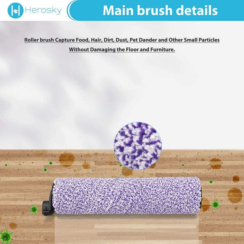 Brush and Filter kit for Shark WD101 HydroVac XL 3 in 1 Vacuum, Fit for Shark AW201 WD201 WD100 WD200 WD101 HydroVac Vacuum, Compare part WDFF1 WDB1 2+6+1