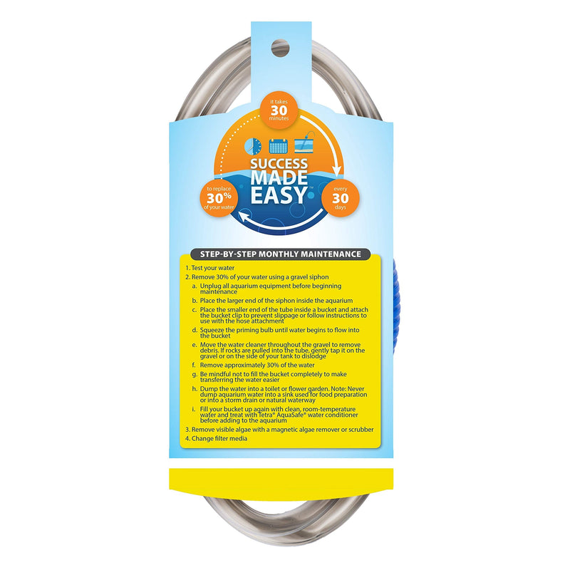Tetra Water Cleaner Gravel Siphon for Aquariums, Easily Clean Freshwater Aquariums 2-55 Gallons