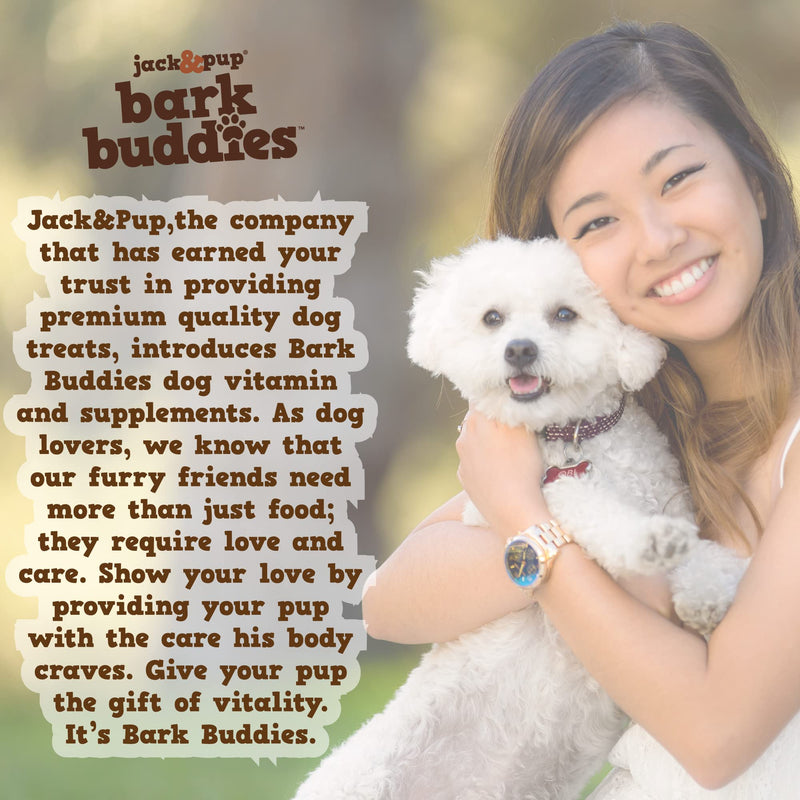 Jack&Pup Dog Allergy Chews - Bark Buddies Aller-Care Soft Chew Bites Itch Relief for Dogs & Allergy Support for Dogs - Dog Immune Supplement, Dog Skin Allergies Treatment and Anti Itch for Dogs 60ct 60 Chews - PawsPlanet Australia