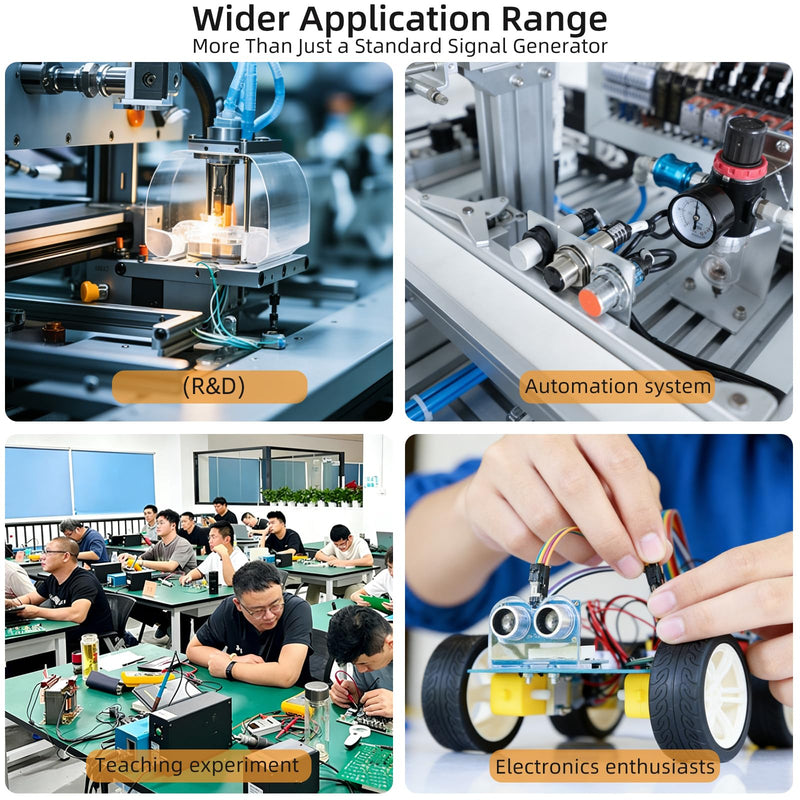 Dual-Channel Pulse Signal Generator with Adjustable servo Motor Drive | Square wave frequency duty cycle phase dead zone is adjustable,Dual-channel mode