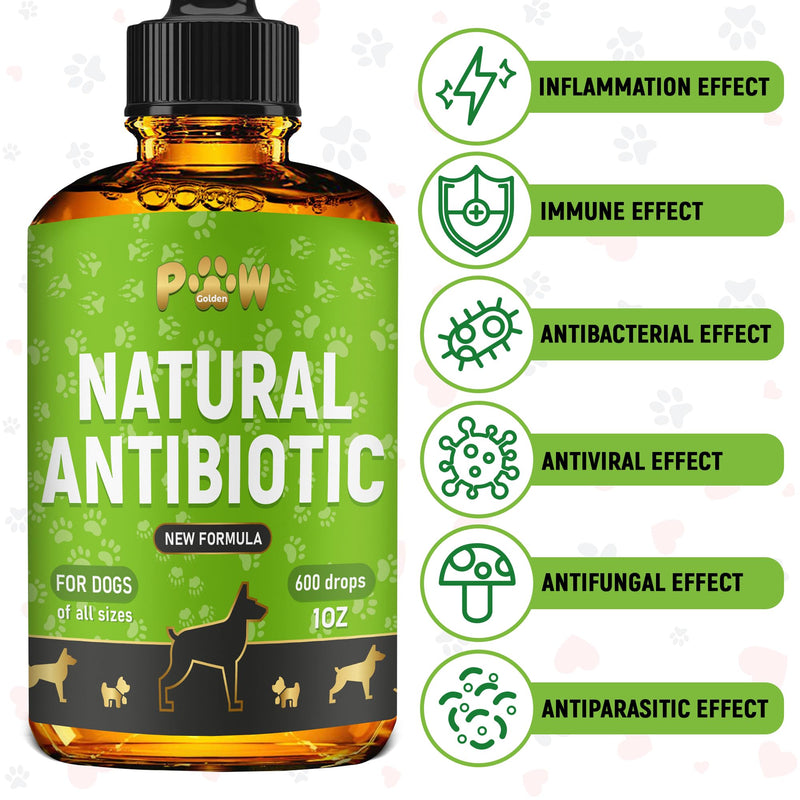 Dog Antibiotic | Natural Antibiotics for Dogs | Pet Antibiotic | Natural Antibiotic for Dogs | Dog Antibiotics | Antibiotics for Dogs | 1 Oz 1 Pack x 1 Fl Oz