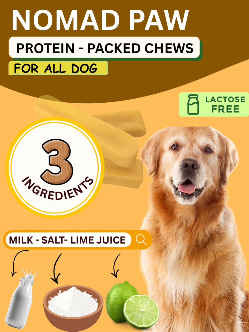 Himalayan Yak Cheese Dog Chews for Small Dogs – Long Lasting Dog Treats, 5 Pack | Natural Limited Ingredient Dog Bones | Rawhide Free Chews for Small Breeds, Puppies & Gentle Chewers Small 5 Pack