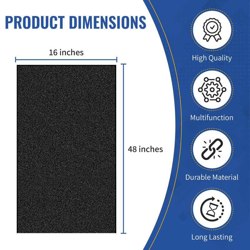 CFS Cut to Fit Carbon Pre-Filter Pad, 16 x 48 in, Air Purifiers & HVAC 1 16"x48"