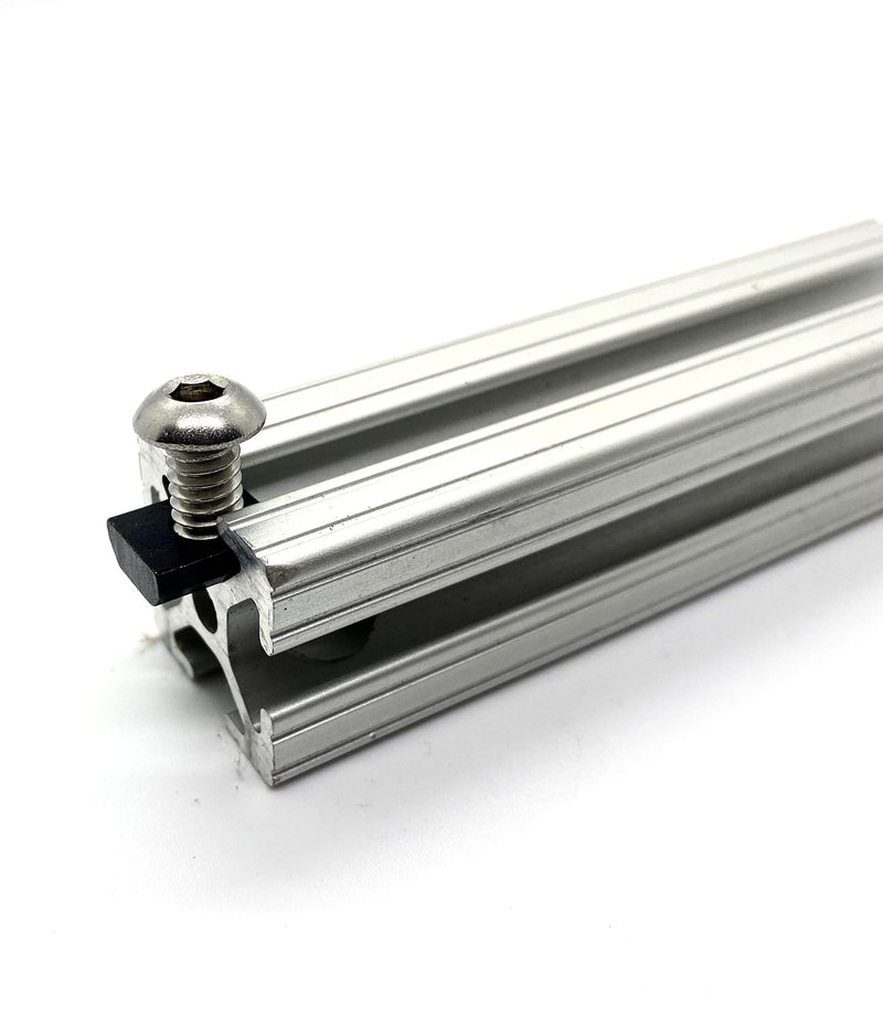 Standard Slide-in T-Nut 1/4-20 Thread (100 Pack) Compatible with 80/20 10 Series 3204 tnut