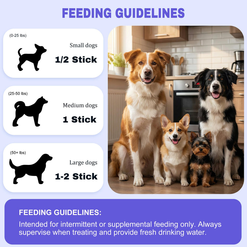PETPHABET Grilled Pork Hock Dog Chews + 3 Flavors Toothbrush Dental Treats
