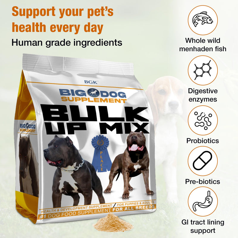 BGK Big Dog Supplement – (BGK Bulk UP) BGK BULK UP - PawsPlanet Australia