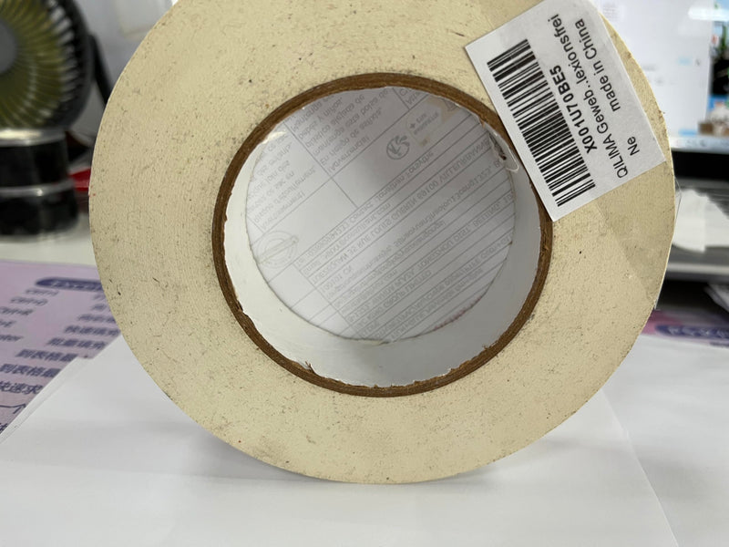 QILIMA White Gaffer Tape, Hand Tear Self-Adhesive Gaffers Tape for Labeling, Cable, Stage, Photography, Matte Non-Reflective, 1inch x 60yds,1 Pack