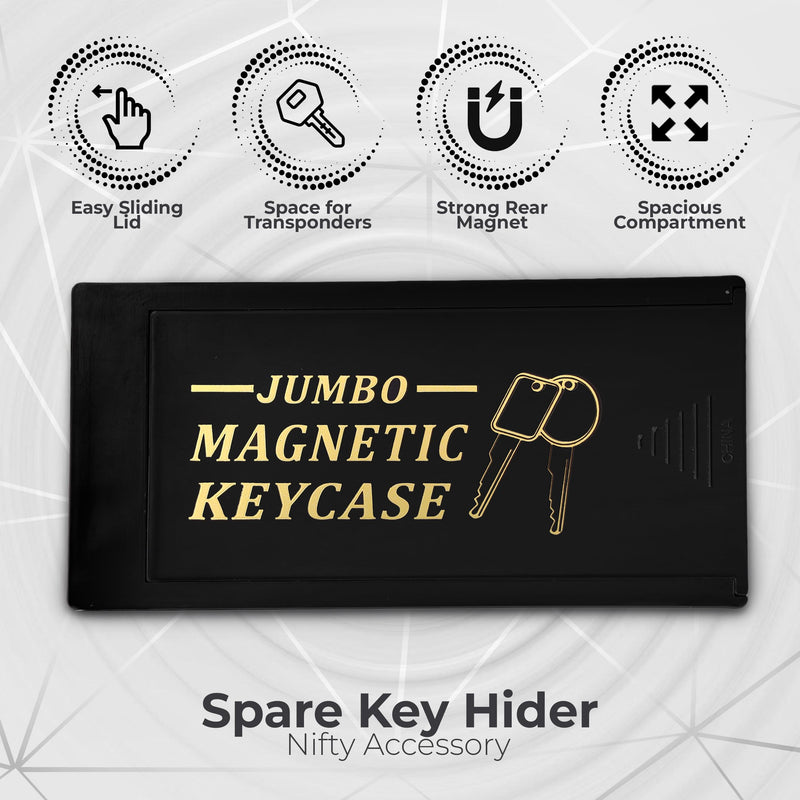 RamPro Hide A Key Magnetic Key Holder Under Car - for Your Car So You Never Lock Out - Store a Spare Key for Your Home, Storage, Office, or Vehicle - 6 pack