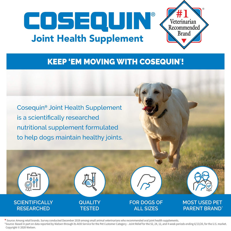 Nutramax Laboratories Cosequin DS Chewable Tablets for Dogs 132 Count - PawsPlanet Australia