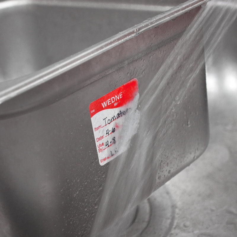 DayMark Safety Systems-IT112439 "USE FIRST" Dissolvable Label, 2" x 2" (Roll of 250) - Yellow 2" x 2"