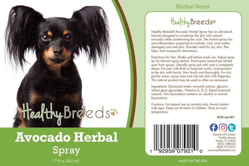 Healthy Breeds Russian Toy Terrier Avocado Herbal Spray 17 oz