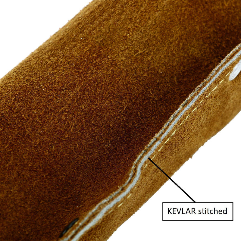 Flame-Resistant Electrode Bag/Welding Rod Pouch/welding rod holder/Leather Electrode Holder/ (gold brown)