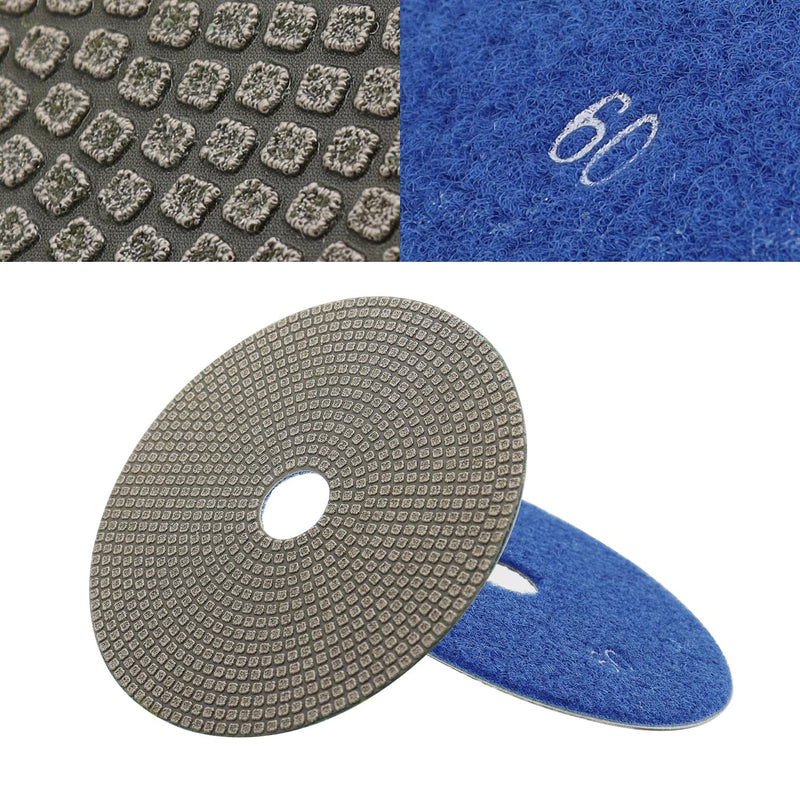 6" Electroplated Diamond Polishing Pads 150mm Sanding Discs Wet Use for Concrete Glass Granite Marble Grinding Tool Grit 60 Grit 60-1pc