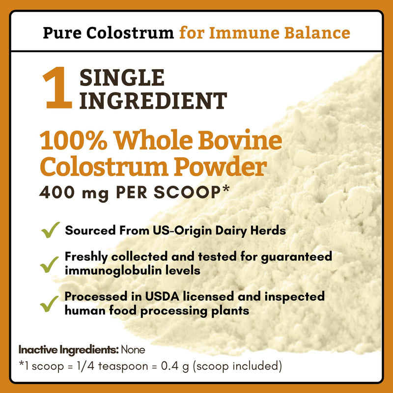 Wholistic Pet Organics Canine Complete & Pure Colostrum - Dog Vitamins and Supplements for Immune System, Digestive, Skin, Coat & Overall Health