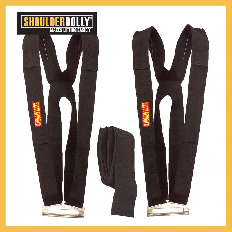 Shoulder Dolly Moving Straps - Lifting Strap for 2 Movers - Move, Lift, Carry, And Secure Furniture, Appliances, Heavy, Bulky Objects Safely, Efficiently, More Easily Like The Pros - LD1000 1 Pack