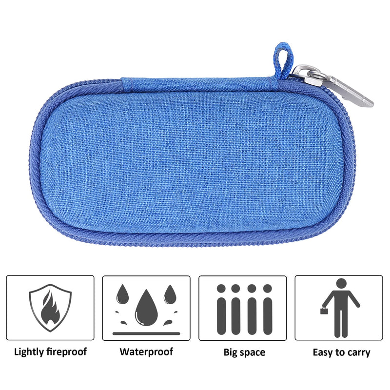 Khanka Hard Case Replacement for AliveCor Kardia Mobile ECG/KardiaMobile 6L EKG Blue
