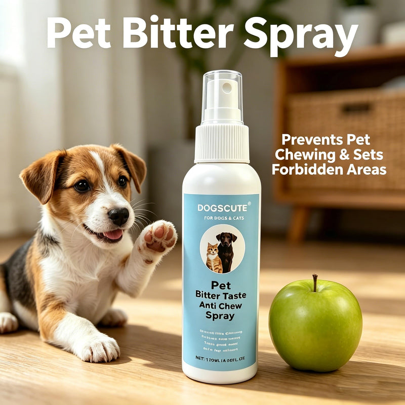 Bitter Apple Spray for Dogs & Cats, No Chew Spray for Dogs to Safeguard Furniture, Dog Deterrent Spray, Dog Repellent Spray