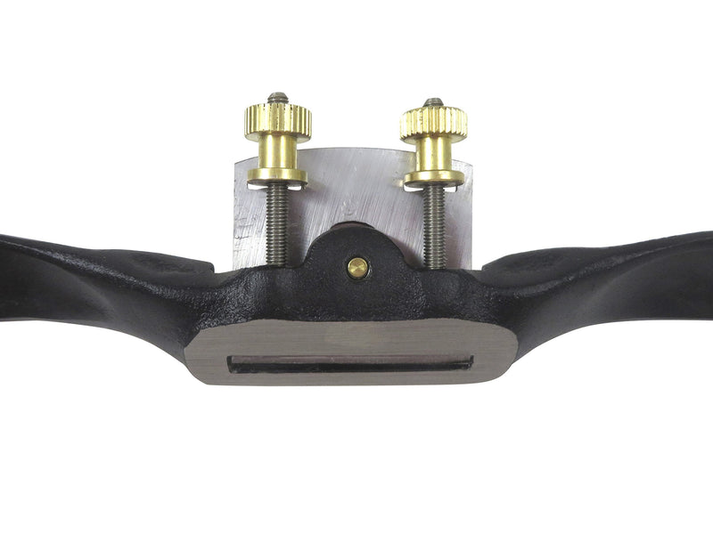 Taytools 469560 Flat Bottom Spokeshave Fine Adjustment 2 Inches Wide High Carbon Blade RC 55-60 9-1/2 Inches Overall