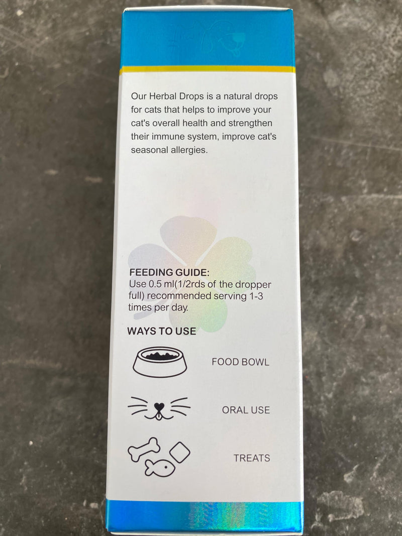 Kennel Cough for Cats, Kennel Cough Herbal Drops, Cats Cough Reliel Liquid Drop for Cats Allergy Relief, Soothes Cats Cough, Pet Health Supplies for Cat Cough Care, Chicken Flavor - 1 Pack / 2 Fl oz - PawsPlanet Australia