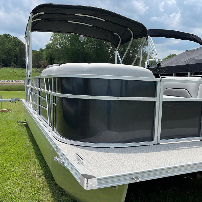MorningRo Pontoon Boat Aluminum Corner Cap Casting Suitable for 90 Rounded Corner, not 90 Right Angles.Height: 3-1/8" to 3-3/16" Top: 3-1/8" to 3-3/16" 2