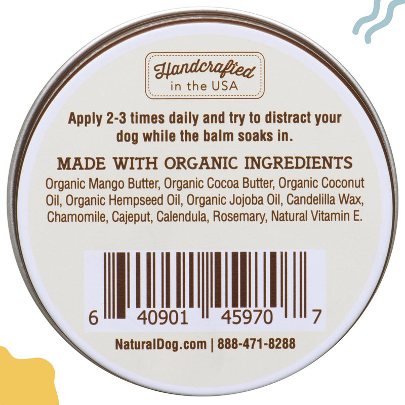 Natural Dog Company PAWDICURE Bundle, Paw Soother + PawTection Dog Paw Balms, Protect and Heal Dry, Cracked Dog Paw Pads, Organic, All Natural Ingredients, 1oz Tins - PawsPlanet Australia