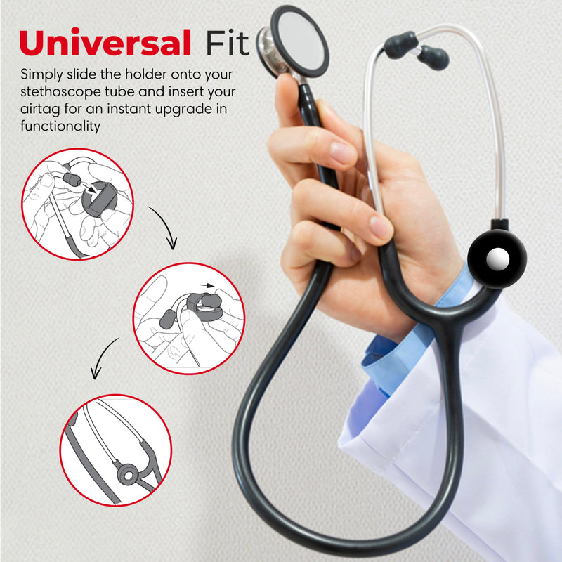 Stethoscope AirTag Holder, Attach to Never Lose Your Stethoscope (Pack of 1)