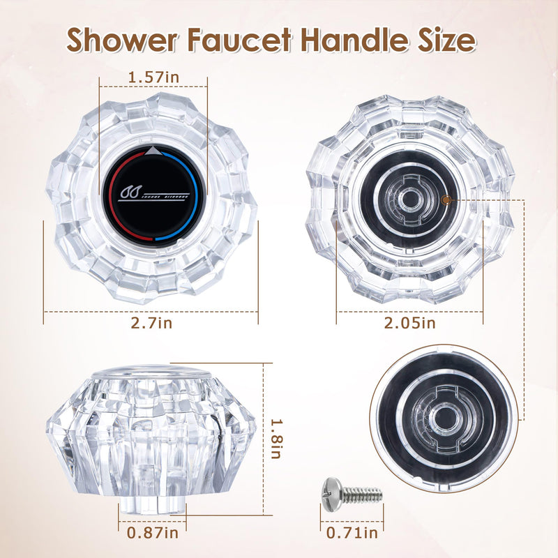 Shower Cartridge and Handle Replacement, Compatible with 9742920 S742920 and 940-240, Compatible with Pfister Avante Series Single Handle Lavatory, Tub and Shower Faucets(Plastic Stem) Plastic Stem