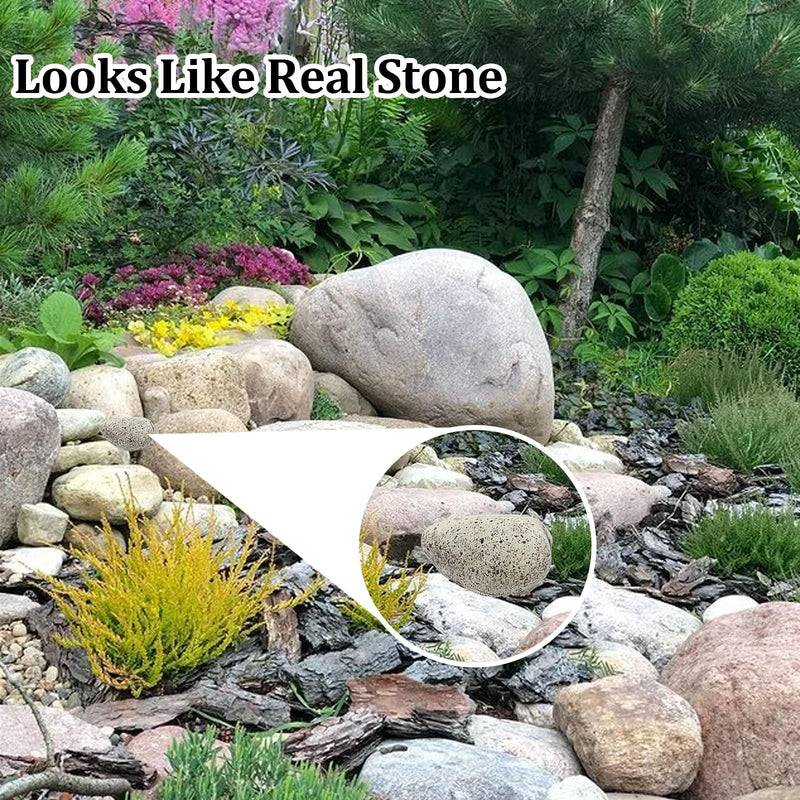 Key Rock Hiders Outside, Fake Rock Key Hider Decoration,Waterproof and Safe for Holds Spare Keys, Look and Feel Likes Real Stone for Outdoor Yard Garden Geocaching in Plain Sight Rock Shape