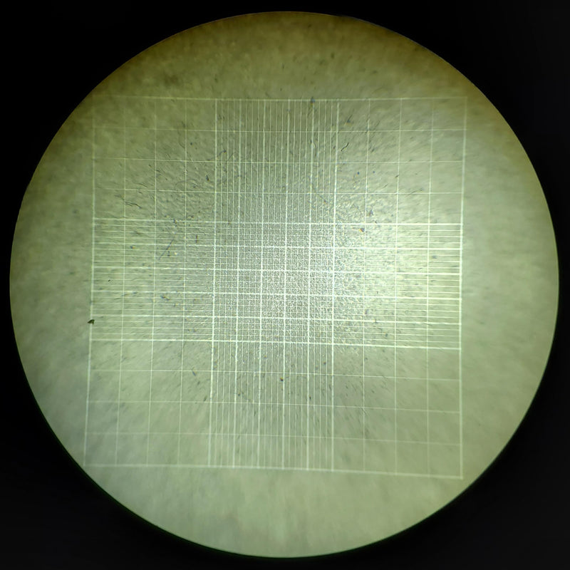 Improved Neubauer Hemocytometer, Cell Counting Chamber with Bright Line and Two Cover Glasses.