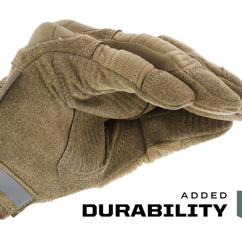 Mechanix Wear: M-Pact 3 Tactical Work Gloves, Touchscreen Capability, Synthetic Leather Gloves, Finger Reinforcement and Impact Protection, Work Gloves for Men (Coyote Brown, Small)