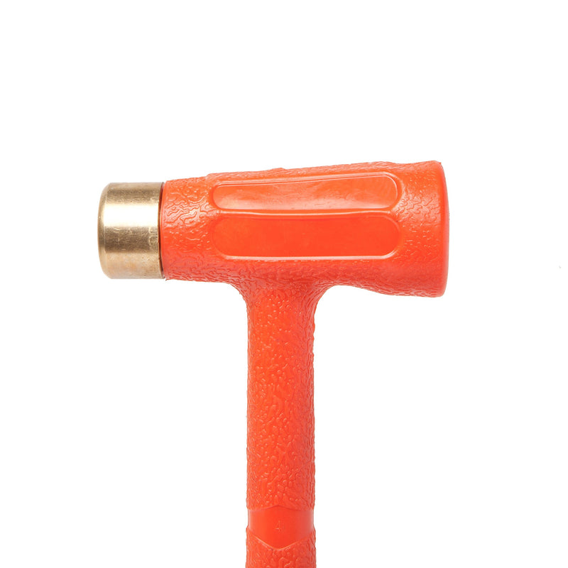 Dead Blow Hammer 1.5lb (24oz) - Unibody Molded, Rebound & Spark Resistant Brass Hammer with Dual Head Brass Tip - Ideal for Precision Work Gunsmith Machinist Tools