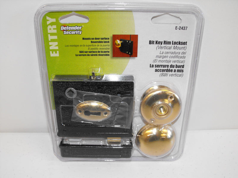 JL Missouri Parts & Misc. Antique Style Rim Latch Interior Door Lock Set. Skeleton Key Steel & Brass Components. Door Edge Catch