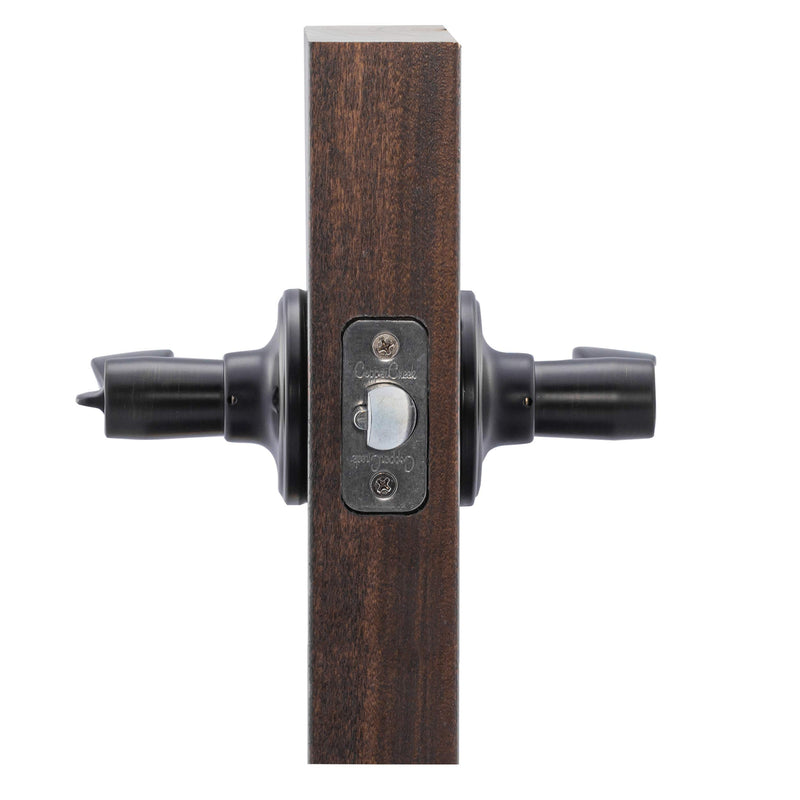 Copper Creek WL2240BC Waverly Door Lever, Black