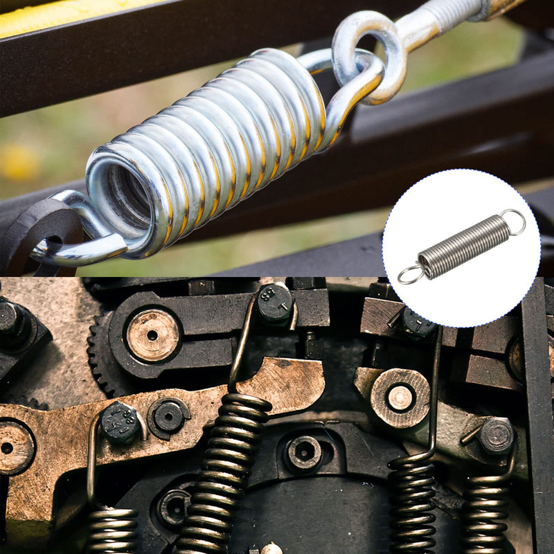 METALLIXITY Extension Spring (0.4x4x20mm/0.016"x0.16"x0.79") 5Pcs, Stainless Steel Tension Spring Wire - for Home Repair Construction Machinery 0.016"x0.16"x0.79"