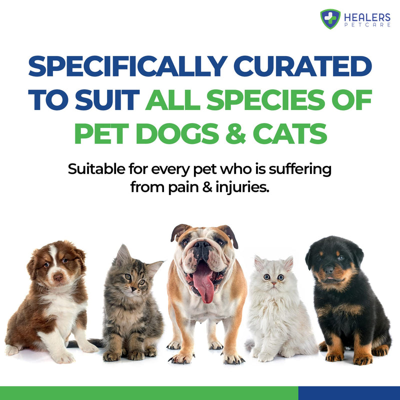 Healers PetCare Wound Cleanser - All Animal Wound and Skin Care Spray - Clean, Flush and Moisturize - Natural & Non-Toxic Pain Relief Cleaner for Dogs, Cats, & More Pets (4oz) 4 oz - PawsPlanet Australia