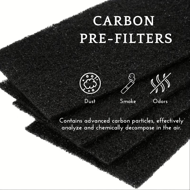 Nispira AER1 Filter Replacement for Holmes Air Purifier HAPF30AT HAP242-NUC, Odors Dust VOCs Remover, Total Air 2 True HEPA 4 Carbon Booster, 1.2 x 10 x 4.6 Inches 2 HEPA + 4 Carbon