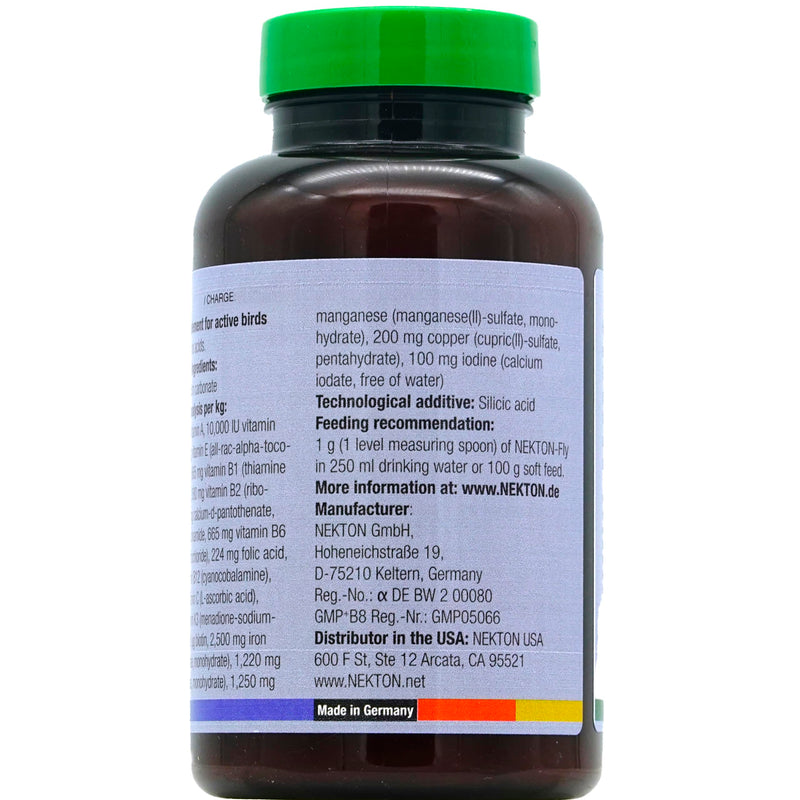 Nekton-Fly Supplement for Active Birds 150g, (5.29oz) 5.2 Ounce (Pack of 1) - PawsPlanet Australia